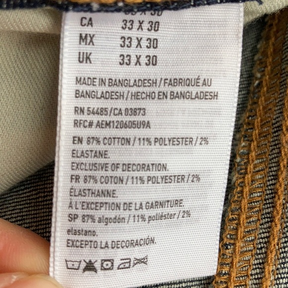 AE Men’s 33x30 Extreme Flex Bootcut Jeans - Picture 4 of 7